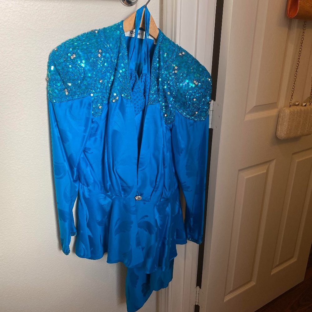 Gorgeous Vintage 3-Piece Beaded Peplum Suit Set